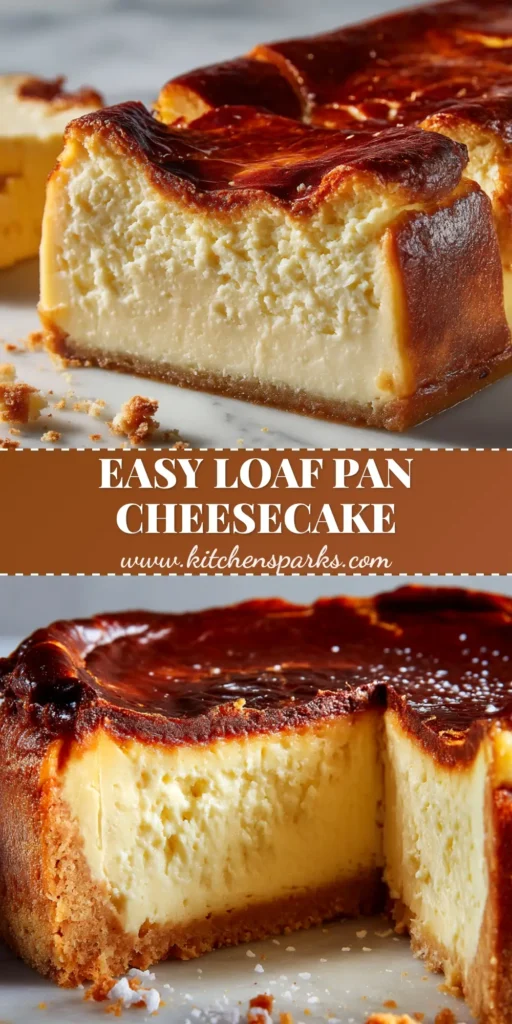 An overhead shot of a perfectly creamy loaf pan cheesecake, sliced to show its rich texture, with a few fresh raspberries on top.