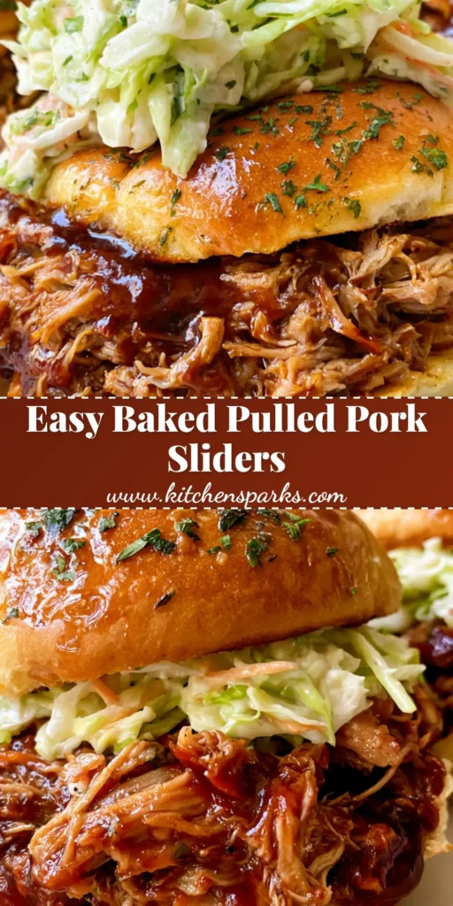 Pulled Pork Sliders with Creamy Coleslaw and Herb Butter Glaze 4 A stack of golden-brown Pulled Pork Sliders on a white ceramic platter with visible herb butter and creamy coleslaw.