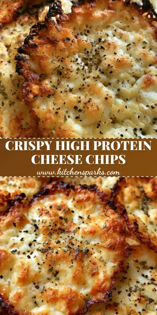 Cottage Cheese Chips: The Ultimate Crispy High-Protein Snack 4 Close-up of lacy, golden brown Cottage Cheese Chips with charred edges and oregano flakes on parchment paper.